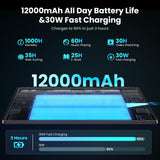 MESWAO 15.6 inch Tablet, Large Screen Android 14 Tablet with 6G+128G (Real)+2TB TF Card Expand, G99 CPU, 1080P FHD Big Screen, 30W Fast Charger, 5+32MP Cameras (2026 Black)