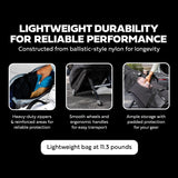 Sun Mountain ClubGlider Meridian - Prestigious Golf Bag with Wheels for Ultimate Convenience | Navy Black Sun Mountain