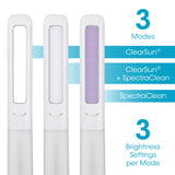 OttLite® Wellness Series SanitizingPro LED Desk Lamp And UV Air Purifier, 25"H, White OttLite