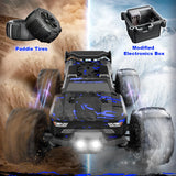 1:14 Scale RC Cars for Adults, 60KPH High Speed RC Truggy, 4X4 Off-Road Remote Control Truck, Waterproof Electric Car with 2S Battery, All Terrain RC Vehicle for Snow, Sand, Beach & Rocky Surfaces