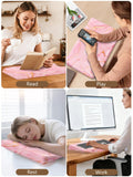 2-in-1 Ergonomic Keyboard Stand with Wrist Rest, Pink Marble