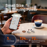 Yeasound RIC800 Hearing Aids, AI Powered Noise Reduction and Speech Enhancement Hearing aids with Bluetooth Calls & Music Enabled, Comfortable & Invisible, 124 Hours Long-Lasting and IPX8 Waterproof