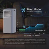 TOSOT 9,000 BTU Air Conditioner Easier to Install, Quiet and 3-in-1 Portable AC, Dehumidifier, White