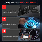 FOXWELL Car Scanner NT604 Elite OBD2 Scanner ABS SRS Transmission, Check Engine Code Reader, Diagnostic Scan Tool FOXWELL