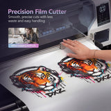 DXZ 24 Inch A1 DTF Printer with Shaker Oven, Dual i3200 Printheads, 5X Faster High-Speed DTF Transfer Machine, White Ink Circulation, Auto Cleaning for T-Shirt & Apparel Printing