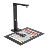 Document Scanner, 800 Pro Portable Document Scanner 8MP 270DPI Fast Scan 1s/Page, Light-Weight A4 for Flat Sheet, Easy-to-Use