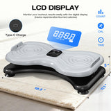 Silent Waist Twist Machine, Anti-Slip Twister Exercise Board with Stable Base, Waist Twisting Disc for Safe Ab Workout and Foot Massage at Home