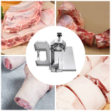 Commercial Electric Meat Saw, 650W 110V Bone Saw Bone Cutting Machine, 0.8-4.3 Cutting Thickness, Sawing for Chicken Fish Chops Bone Trotter Beef