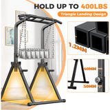 ZENOVA Pull Up Bar Dip Bar Free Standing Power Tower Exercise Equipment for Men Women 400 LBS Weight Capacity