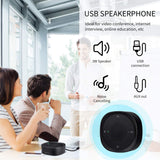 USB Speakerphone Microphone, Conference Speaker Omnidirectional Computer Mic, with 360º Voice Pickup JOUNIVO