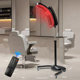 Standing Hair Dryer 900-950W, 360° Rotating Head Hair Dryer with Wheels, Hairdressing Heater Adjustable Angle, Temperature&Time for Hair Care, Coloring, Cold Perming, Hot Oil Treatment (Black)