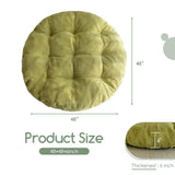 HIGOGOGO Papasan Chair Cushion with Corduroy Cover (Without Chair
