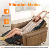 Massage Mat Full Body, Massager Chair Pad,10 Vibration Motors & 5 Massage Modes, Back Massager for Bed, Massage Mattress Pad CILI