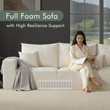 113" Modular Sectional Sofa Bed Boneless Sofa Couches for Living Room