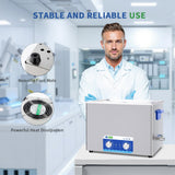 DK SONIC Ultrasonic Cleaner,37L 720W Sonic Cleaner with Heater&Mechanical Timer,Ultrasonic Carburetor Cleaner for Cleaning Gun,Engine,Carburetors,Chains(Include Basket)