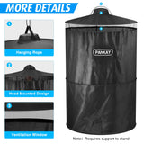 PANKAY Pop Up Privacy Tent, Portable Outdoor Camping Bathroom Toilet Tent, Collapsible Shelter for Camping & Emergency – Lightweight & Sturdy, Easy Set Up, Foldable - with Carry Bag
