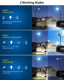 Ofuray OL-8000W Solar Street Lights Outdoor,Ultra High Power Solar Security Flood Lights Parking Lot Lights Commercial Dusk to Dawn,IP67 6500k Led with Remote for Street,Court,Barn