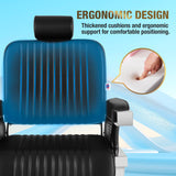 Artist hand Barber Chair Reclining Hydraulic Barber Chairs Heavy Duty Styling Chairs for Salon Chair Tattoo Chair Beauty Equipment (Black)