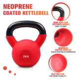 RitFit Neoprene Coated Kettlebell Weight Set, Solid Cast Iron