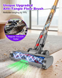 Dsoope YU7 Max Cordless Vacuum Cleaner 650W 80Min 55kPa Powerful Suction Stick Vacuum, Anti-Tangle, Touch Screen, Self-Standing Lightweight Wireless Vac for Home Pet Hair Carpet Hard Floors