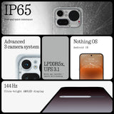 Nothing Phone (4a) Pro Cell Phone 2026 New, Unlocked Android 16 Smartphone, Triple-Lens Camera, AI Photo Edits, 6.83" 144Hz AMOLED Display, 5080mAh Battery, Dual-SIM Glyph Matrix (Sliver, 8+128GB)