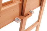 Mabef M/11 Wooden Lyre Easel, Adjustable Indoor Artist Easel, Beech Wood, Holds Up to 22 lbs, Height Adjustable Canvas Support