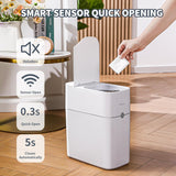 MOPUP Bathroom Trash Can, Automatic Bagging Garbage Can