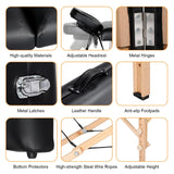 Massage Table Lash Bed Portable Massage Bed Esthetician Bed Beauty Tattoo Table Yaheetech