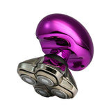 Skull Shaver Butterfly Kiss PRO - Women's Electric Shaver for Bikini Line, Legs & Body - Wet & Dry Use - Ergonomic, Hypoallergenic Blades - 60 Minutes Cordless Use - Purple