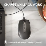Logitech MX Anywhere 3S Compact Wireless Mouse, Fast Scrolling, 8K DPI Any-Surface Tracking