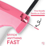 Portable Stitch Gun for Clothes, 1000 White & 1000 Black 5mm Fasteners