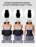 SHAPSHE Waist Trainer Belt for Women Workout Cincher Tummy Control Trimmer Corset Shapewear Segmented Postpartum Band, 2XL Black
