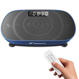 MERACH Vibration Plate Exercise Machine, Curved Vibration Plate for Lymphatic Drainage Weight Loss, Vibrating Plate with Real-Time Calorie Tracking
