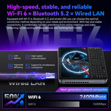 Tylvx Mini PC 5.7" Touchscreen Handheld Computer, 8GB RAM 256GB SSD, N95 up to 3.4GHz, Win 11, Backlit Keyboard, WiFi6 BT5.2, Dual Type-C, HDMI 2.1 DP, Small Portable PC