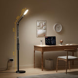 LitONES Ring Light with Stand, 15W Dimmable Zoom Lighting for Computer