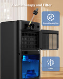UBBO 95oz Dehumidifiers for Home, 1000 Sq.Ft Dehumidifier with Drain Hose - Auto Shut Off, Timer, Sleep Mode & Drain Hose - 7 Color Light for Bedroom, Bathroom, RV - Black Gold