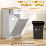 Kitchen Hidden Bin Cabinet Kitchen Tilt Out Trash Bin Cabinet Free Standing Recycling Cabinet Trash Can Holder