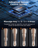 SHINE WELL Leg Recovery Compression System, Professional Foot and Leg Air Compression Boots, Sequential Device for Massage Therapy, Fast Recovery & Improved Circulation for Athletes & Gym (Small)