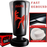 ULLIKI 67" Punching Bag for Adult with Boxing Gloves and Manual Pump, Freestanding Heavy Bag, Inflatable Sports Equipment for Men, Women ULLIKI