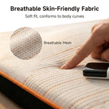 SES Full Body Massage Mat Twin XL, Heated Airbag Massage Mattress Pad, 3 Modes 3 Heat Levels, Memory Foam Massaging Pad for Bed Home Use