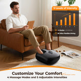 HTM Foot Massager with Heat - Shiatsu Deep Kneading to Relieve Tired & Aching Feet, Fits Size 6-13
