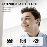 Wireless Earbuds Bluetooth 5.3 Headphones, App Customize EQ, Ergonomic Design, 55H Playtime, Wireless Charging TOZO