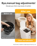 Touchless Automatic Bathroom Trash Can with Lid - 3 Gallon Slim Motion Sensor Garbage Can for Bedroom, Kitchen