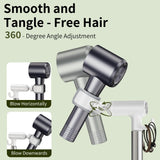 Blissfuhue Hands Free Adjustable Hair Dryer Stand, 17-51in Height & 360° Swivel, for Countertop and Floor Use, Heavy-Duty Blow Dryer Holder with Hook, Fits Most Hair Dryers for Home, Vanity, Bathroom