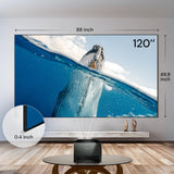 Valerion 120-inch Fresnel ALR Projector Screen, 16:9 Fixed Frame, Daylight Viewing, 1.8 Gain, 85% Ambient Light Rejection (Ceiling & Side), Compatible with Long Throw Projectors