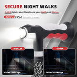 BigAlex Folding Walking Cane with Two Led Lights for Elderly Solid Base Adjustable Walking Stick with Carrying Bag for Men Women