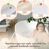 Pedkoct Upgraded Heated Bubble Bath Mat - Warm Air Bubble Massage Mat for Bathtub, Quiet Motor System with Remote Control, Portable Kit for Luxury Home Spa Experience