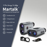 Martalk Golf Rangefinder with Slope, 1200 Yards Laser Range Finder Golfing, 7X Magnification