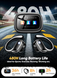 ZZU Wireless Earbuds, Smart Screen Case, Bluetooth 5.4, ENC Clear Calls