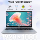 NIMO 15.6" Laptop, Intel 6 Cores I3-1215U 32GB RAM 1TB SSD (Up to 4.4GHz, Beat R5 7520U), 65W Fast PD 180° Viewing Wi-Fi 6 Backlit Keyboard Computer for Business Work Creator Student Study and Home